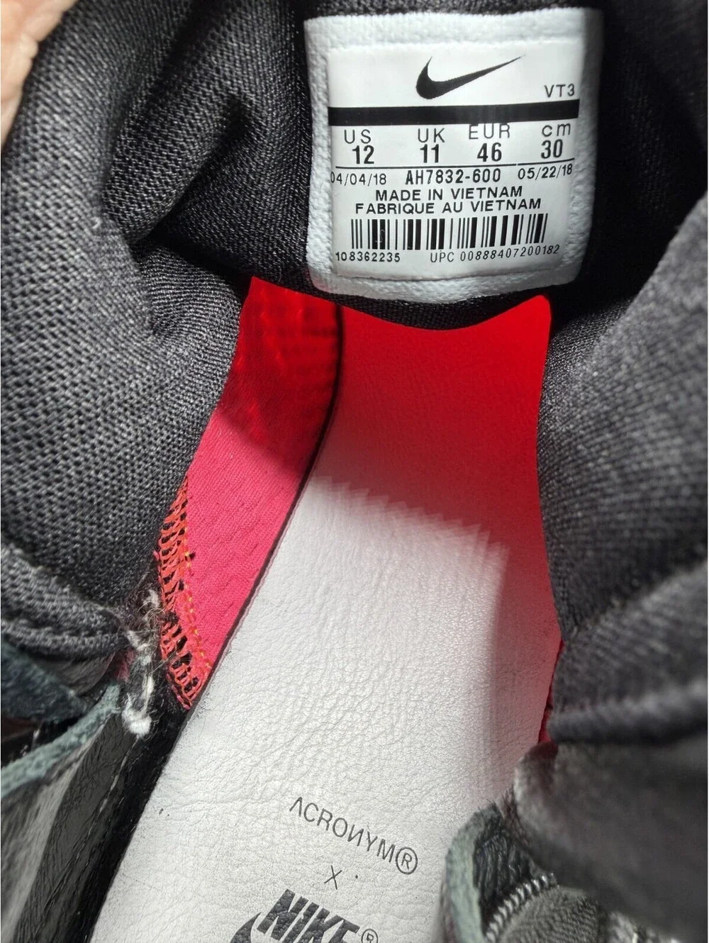 Nike Air Presto Mid x Acronym Racer Pink AH7832-600 Mens